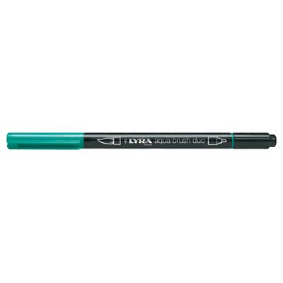 0000006016227-Lyra Aqua Brush Duo - Feutre pinceau double pointe - vert nuit--0