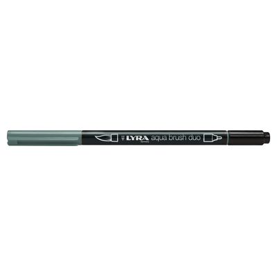 4084900603956-Lyra Aqua Brush Duo - Feutre pinceau double pointe - gris moyen froid--0