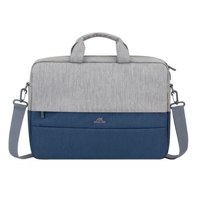 4260403578285-RIVACASE Prater - Sacoche pour ordinateur portable 15,6" - gris/bleu nuit--1