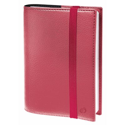 3371010458318-Agenda spiralé à élastique Time & Life Pocket - 1 semaine sur 2 pages - 10 x 15 cm - rose irisé - Q--0