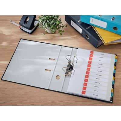 4002432125227-Leitz 180° Cosy - Classeur à levier - Dos 80 mm - A4 - gris--3