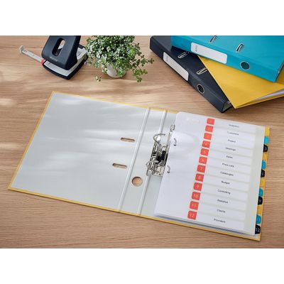 4002432125234-Leitz 180° Cosy - Classeur à levier - Dos 50 mm - A4 - jaune--5