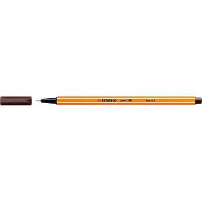 4006381105309-STABILO Point 88 - Feutre fin - 0.4 mm - brun--0