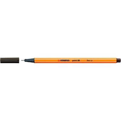 4006381493246-STABILO Point 88 - Feutre fin - 0.4 mm - terre d'ombre--0