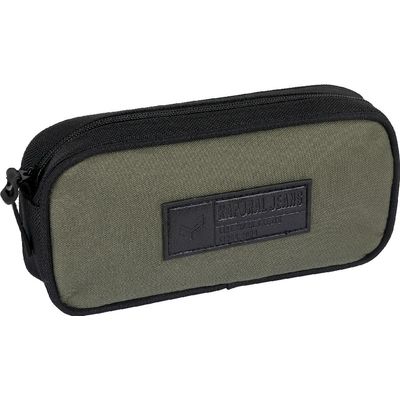 3664447122830-Trousse rectangulaire Kaporal Boy - 1 compartiment - noir et kaki - Oberthur--0