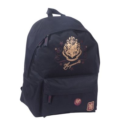 3661507520513-Sac à dos Harry Potter Blason - 1 compartiment - noir - Kid'Abord--0