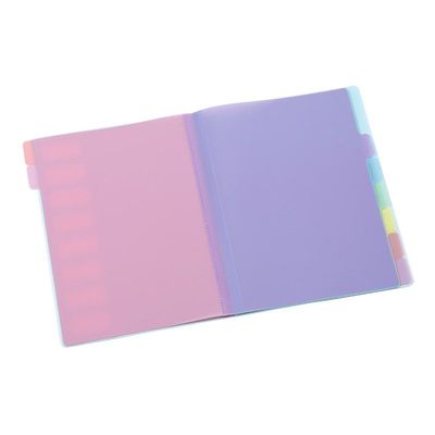 3135259811156-Viquel Rainbow Pastel - trieur à soufflet - pour A4 - à onglets - disponible en différents coloris--6