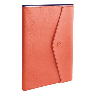3371010487851-Agenda à spirale Clover Toscana Ministre avec répertoire - 1 semaine sur 2 pages - 16 x 24 cm - rose c--0