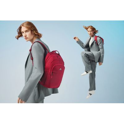 4260709010359-RIVACASE Aviva - Sac à dos 6L avec emplacement tablette 10,5" - rouge--22