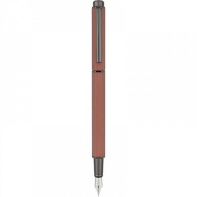 3664447136158-Oberthur Belgrade - Parure de stylo plume et roller - vieux rose--2