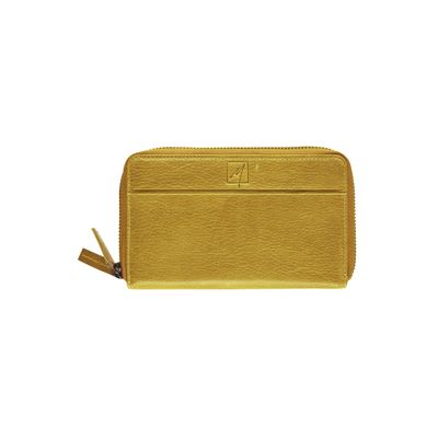 5413082210208-Porte-monnaie double fermeture éclair Savannah - ocre - label M--0