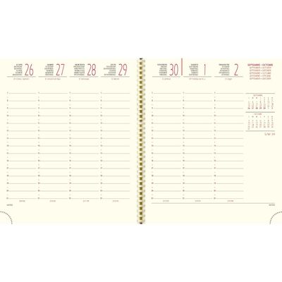 3660942081436-Agenda Rialto - 1 semaine sur 2 pages - 16 mois - 15 x 17 cm - bleu - Exacompta--1