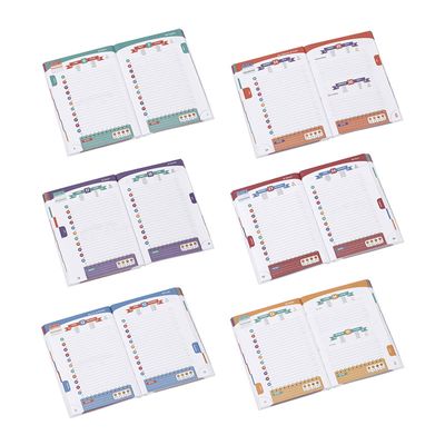 3135257453457-Agenda Magazine - 1 jour par page - 12 x 17 cm - bleu ou gris - Viquel--3