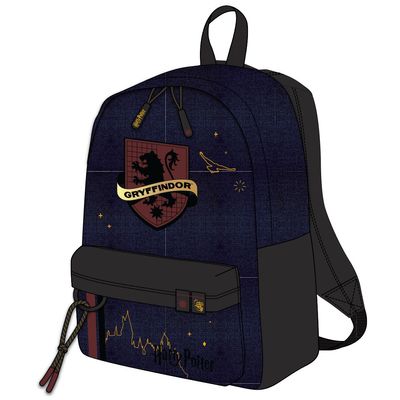 3661507520780-Sac à dos Harry Potter Gryffindor - 1 compartiment - marine - Kid'Abord--0