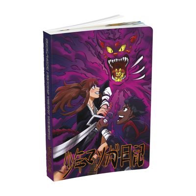3147280265877-Agenda Manga Shonen - 1 jour par page - 12 x 17 cm - fille et garçon - Hamelin--0