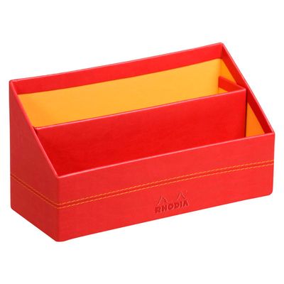 3037923189434-RHODIA Rhodiarama - Porte-courrier - coquelicot - en polyuréthane--0
