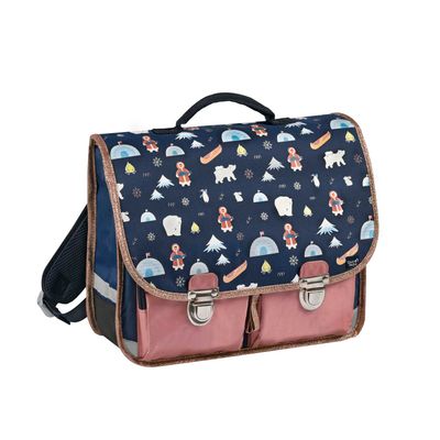 3371010494415-Cartable Louise & Arthur 38 cm - 2 compartiments - inuit - Quo Vadis--0