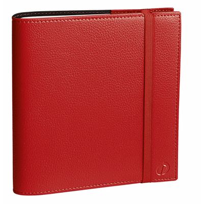 3371010499991-Agenda à élastique Time&Life Medium - 1 semaine sur 2 pages - 16 x 16 cm - rouge vermillon - Quo Vadi--0