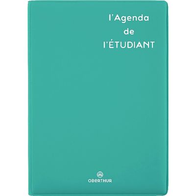 3664447149165-Agenda Humour Gomme - 1 jour par page - 13 x 18,5 cm - turquoise - Oberthur--0