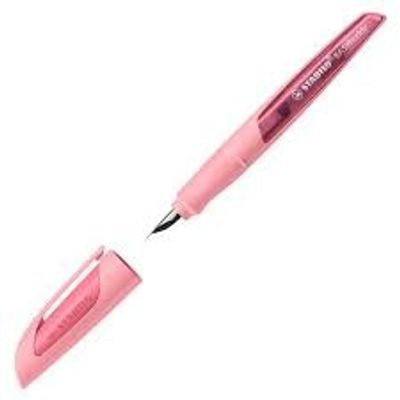4006381587563-STABILO EASYbuddy Pastel - Stylo plume ergonomique - rouge--0