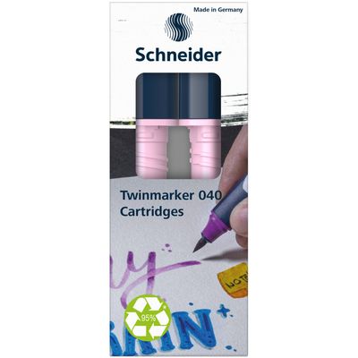 4004675159175-Schneider Paint-It 040 - pack de 2 cartouches de recharge Twin marker - 1 pointe ogive + 1 pointe pincea--1