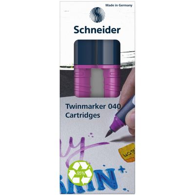 4004675159199-Schneider Paint-It 040 - pack de 2 cartouches de recharge Twin marker - 1 pointe ogive + 1 pointe pincea--1