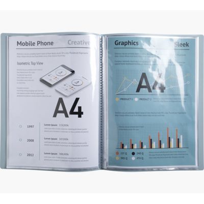 3130630881100-Exacompta BeeBlue - Porte vues - 40 vues - A4 - disponible dans différentes couleurs--8