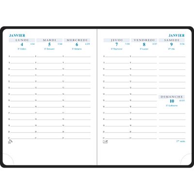 3660942082037-Agenda de poche Eden Horizons 13 - 1 semaine sur 2 pages - 9 x 13 cm - rose poudré - Exacompta--2