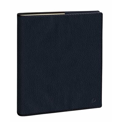3371010498994-Agenda Marlow Executif Prestige avec répertoire - 1 semaine sur 2 pages - 16 x 16 cm - bleu nuit - Quo--0