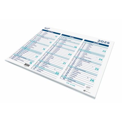 3371010501502-Quo Vadis - Calendrier origami 3 mois par face - 35 x 43 cm--0