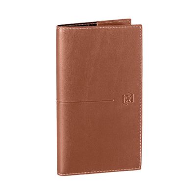 3147280268038-Agenda de poche Voyage - 1 semaine sur 2 pages - 9 x 17 cm - marron - Oxford--0