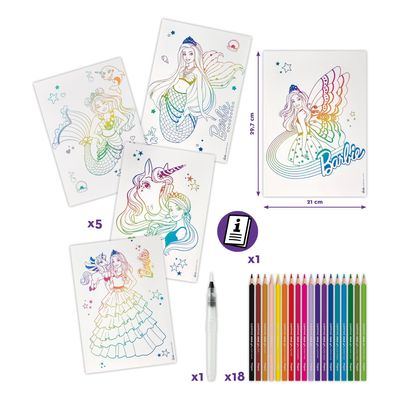 3154149070633-Maped Creativ Licence Barbie - Aqua Art--2