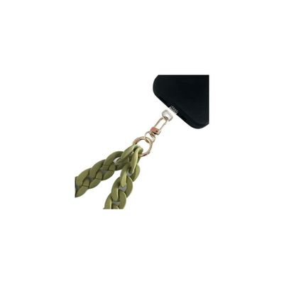 3701263523578-JAYM - Tour de cou fashion + attache - 1.20m - vert kaki--0