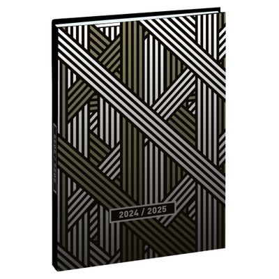3660942081672-Agenda Grav'Chic - 1 jour par page - 12,5 x 17,5 cm - kaki - Exacompta--0