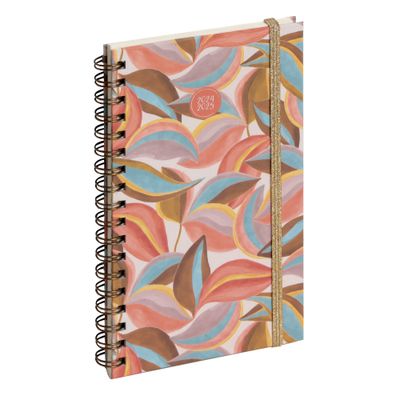 3660942084338-Agenda de poche spiralé 16 mois Capucine - 1 semaine sur 2 pages - 9 x 16 cm - rose - Exacompta--0