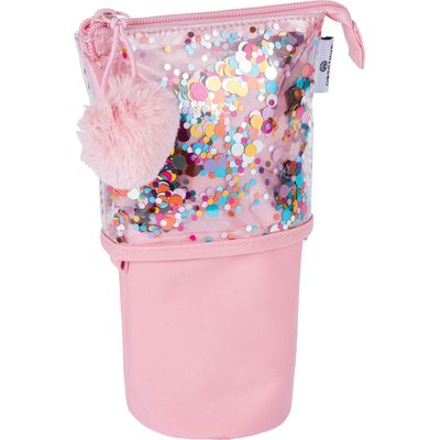 3664447173962-Trousse rétractable Confettis - 1 compartiment - différents modèles disponibles - Oberthur--2
