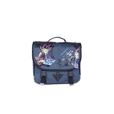 3661507923468-Cartable YU-GI-OH! - 2 compartiments - gris - Kid'Abord--0