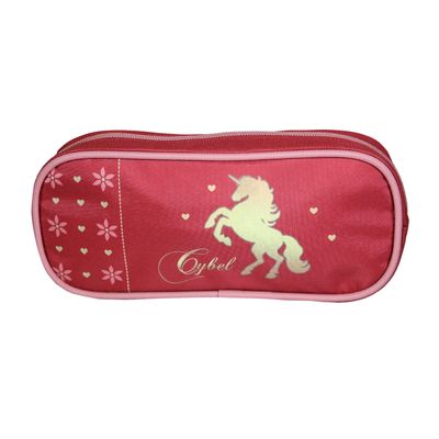 3666311026039-Trousse rectangulaire Cybel - 1 compartiment - rose - Bagtrotter--0