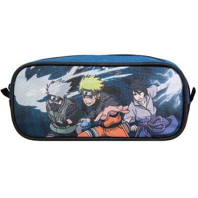 3666311016917-Trousse rectangulaire Naruto - 1 compartiment - bleu - Bagtrotter--0