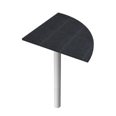 7331920001581-Angle de liaison à 90° pour Bureau Trend (pied non inclus) - plateau imitation frêne noir--0