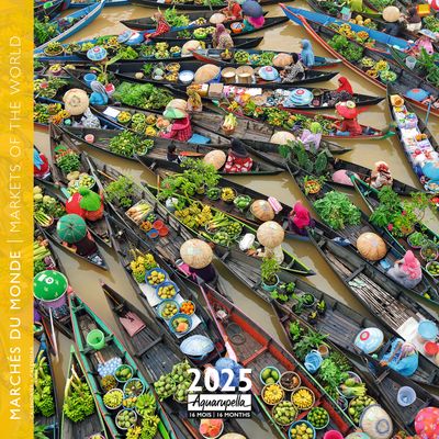 3494150160474-Calendrier mensuel 30x30 cm - 16 mois - Marchés du monde--0