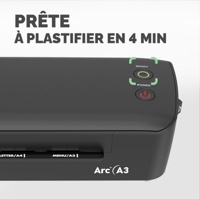 0043859796021-Fellowes - plastifieuse Arc A3 - Noir --3