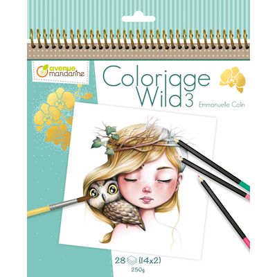 3609510520779-Carnet de coloriage Collector - par Emmanuelle Colin - Wild 3--0