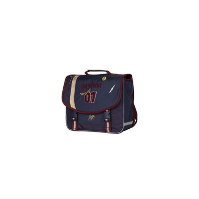 3661507563152-Cartable 38 CM HARRY POTTER QUIDDITCH -2 compartiments- marine- Kid'Abord--1