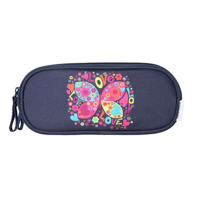 3666311027401-Trousse Phileas - 23cm -  2 compartiments - marine - Bagtrotter--0