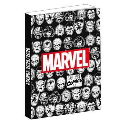 3666311029030-Agenda Avengers - 1 jour par page - 12x17 cm - noir - Bagtrotter--0