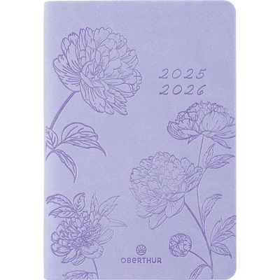 3664447197609-Agenda Summerside - 1 semaine sur 2 pages - 10 x 15 cm - lilas - Oberthur--0