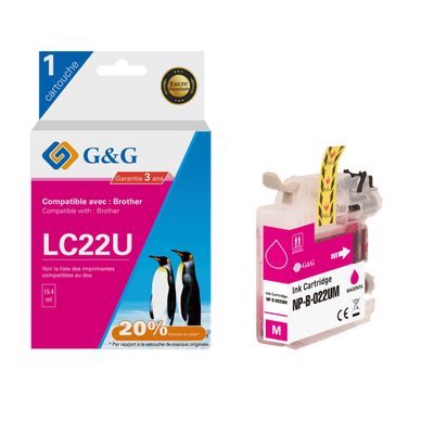 6942383184837-Cartouche compatible Brother LC22U - magenta - G&G--0