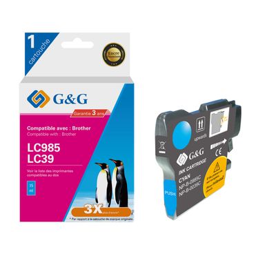 6937173406190-Cartouche compatible Brother LC985 - cyan - G&G--0