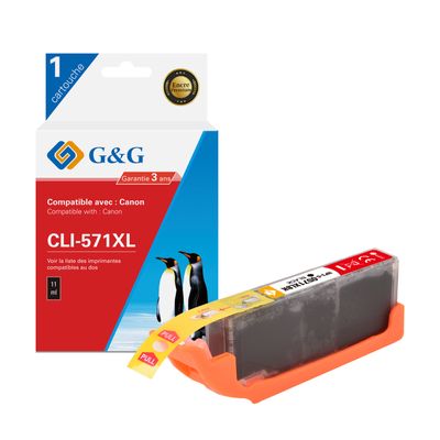 6937173406336-Cartouche compatible Canon CLI-571XL - noir - G&G--0